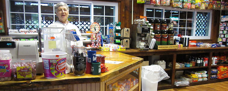 Glen Island Store in the Narrows of Lake George